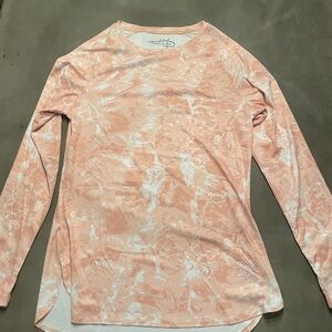 Peach Long Sleeve Women's Top